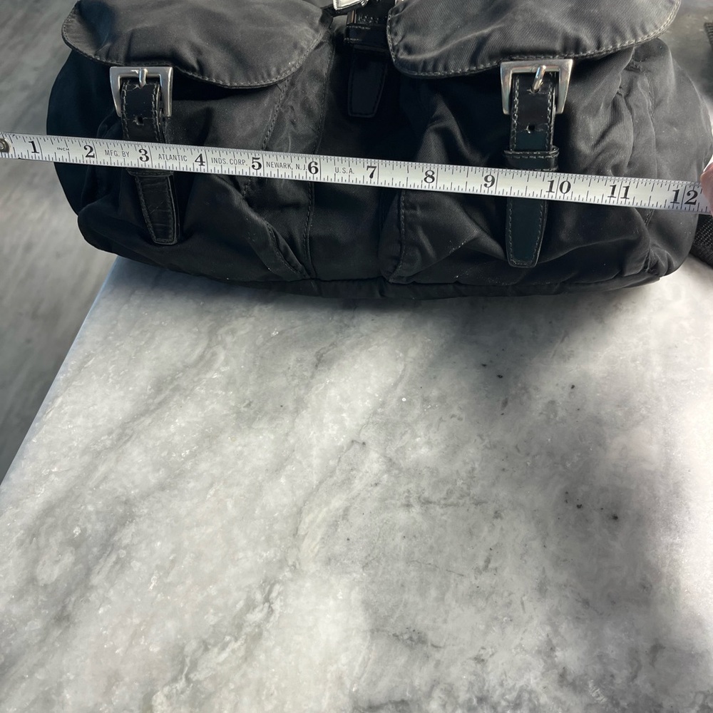 Prada Black Backpack Water-Resistant Nylon - Picture 12 of 13